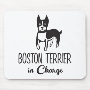 Schattige Boston Terrier-cadeau puppy hond liefheb Muismat