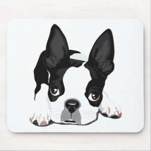 Schattige Boston Terrier-cadeau puppy hond liefheb Muismat