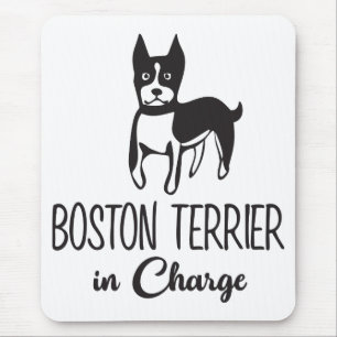 Schattige Boston Terrier-cadeau puppy hondliefhebb Muismat