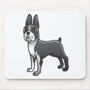 Schattige Boston Terrier-cadeau Puppy-hondliefhebb Muismat