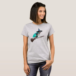 Schattige Boston Terrier Heks T-shirt