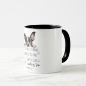 Schattige Boston Terrier Hond Grappige Op Maat Gem Mok (Voorkant rechts)