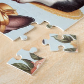 Schattige  Boston Terrier Illustratie Legpuzzel (Zijkant)