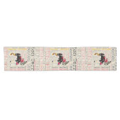 Schattige Boston Terrier Korte Tafelloper (Horizontaal)