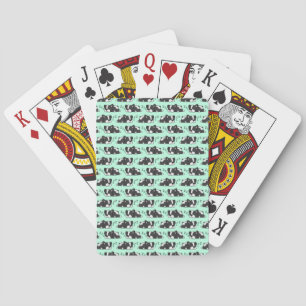 Schattige Boston Terrier ZZZ Cadeaus voor Hondenli Pokerkaarten