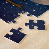 Schattige bosvogelkunst legpuzzel (Zijkant)
