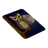 Schattige bosvogelkunst magneet (Rechterzijde)