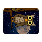 Schattige bosvogelkunst magneet (Horizontaal)