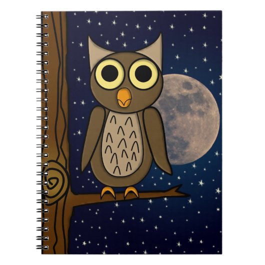 Schattige bosvogelkunst notitieboek (Voorkant)