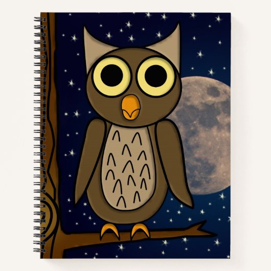 Schattige bosvogelkunst notitieboek (Voorkant)