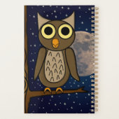 Schattige bosvogelkunst planner (Achterkant)