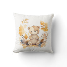 Schattige bosvriend: Baby Beer in bladeren