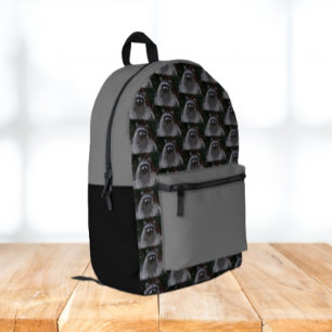 Schattige boswasbeerpatroon bedrukte rugzak