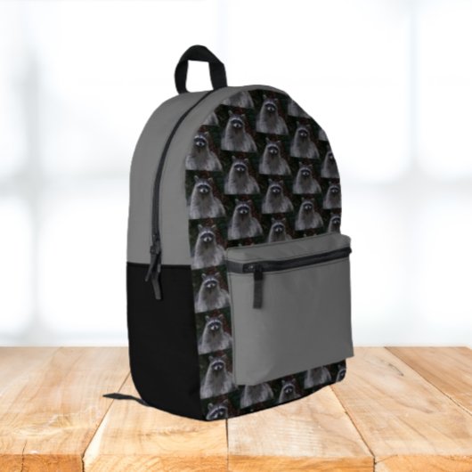 Schattige boswasbeerpatroon bedrukte rugzak