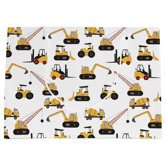 schattige bouwpartij groot cadeauzakje (Voorkant)