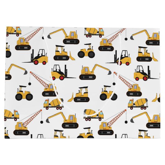 schattige bouwpartij groot cadeauzakje (Achterkant)