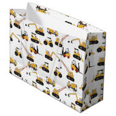 schattige bouwpartij groot cadeauzakje (Voorkant Gekanteld)