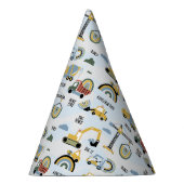 Schattige bouwthema verjaardagsfeest feesthoedjes (Rechts)