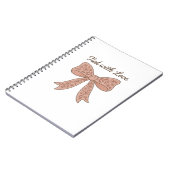 Schattige Bow Journal Notitieboek (Linkerzijde)