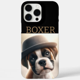 Schattige Boxer Puppy – Stijlvolle Honden Kunst iPhone 16 Pro Max Hoesje