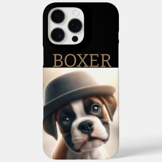 Schattige Boxer Puppy – Stijlvolle Honden Kunst Case-Mate iPhone Case (Achterkant)