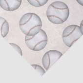 Schattige Boy Birthday Baseball Pattern Tissuepapier (Detail)