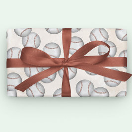 Schattige Boy Birthday Baseball Pattern Tissuepapier