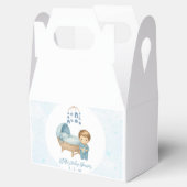 Schattige Boy Blue Nursery Baby shower Bedankdoosjes (Geopend)