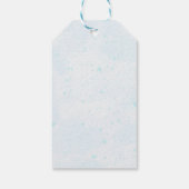Schattige Boy Blue Nursery Baby shower Cadeaulabel (Achterkant)