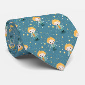 Schattige Boy en Stars Pattern Stropdas (Opgerold)