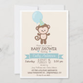 Schattige Boy Monkey, Oerwoud Zoo Animal Baby show Kaart (Voorkant)