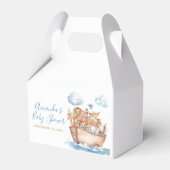 Schattige Boy Noah's Ark Baby shower Bedankdoosjes (Voorkant Zijde)