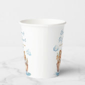 Schattige Boy Noah's Ark Baby shower Papieren Bekers (Rechts)