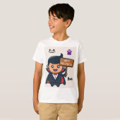 Schattige Boy Vampire - Perfect Shirt voor Hallowe (Voorkant volledig)