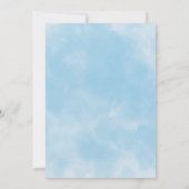 Schattige Boys Cowboy Baby shower Invitation Kaart (Achterkant)