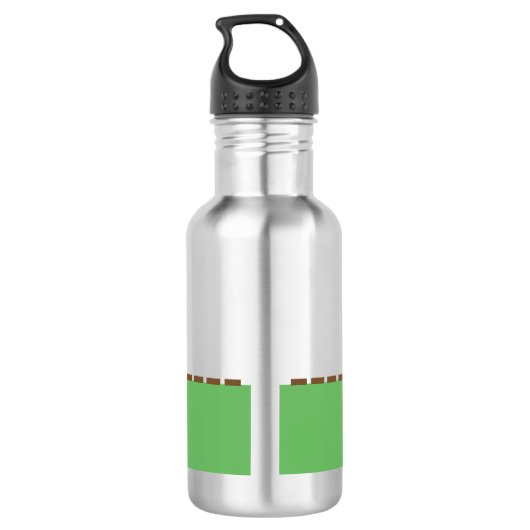 Schattige Boy's Name Kleurrijke Trein Waterfles (Achterkant)