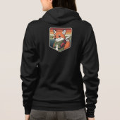 Schattige Boze Vos Hoodie (Achterkant)