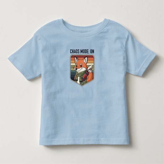 Schattige Boze Vos Kinder Shirts (Voorkant)