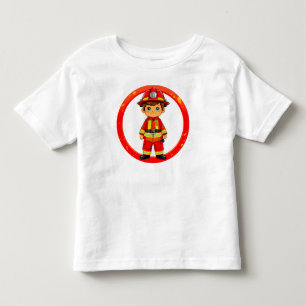 Schattige brandweerman kinder shirts