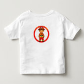 Schattige brandweerman kinder shirts (Achterkant)