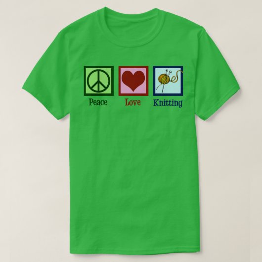 Schattige breien Roze T-shirt (Design voorkant)