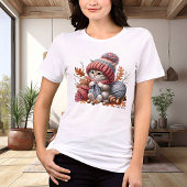 Schattige Breiende Kittens Tri-Blend Shirt