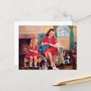 schattige  breiliefhebbers briefkaart