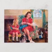 schattige  breiliefhebbers briefkaart (Voorkant)