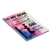 Schattige brief aan mam | Fantastisch cadeau aan m Notitieboek (Rechterzijde)