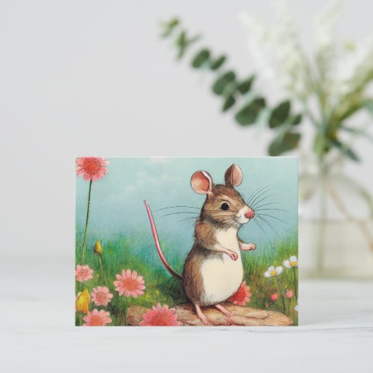 Schattige Briefkaart (Staand voorkant)