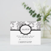 SCHATTIGE BRIEFKAART RSVP (Staand voorkant)