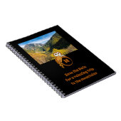 Schattige British Owl Nesting op Monogram Egg Foto Notitieboek (Rechterzijde)