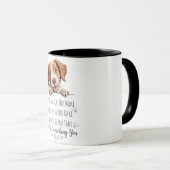 Schattige Brittany Spaniel Hond Grappige Maatwerk Mok (Voorkant rechts)