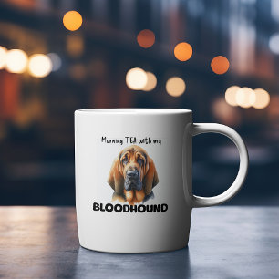 Schattige  Browns Morning Tea Bloodhound Mok
